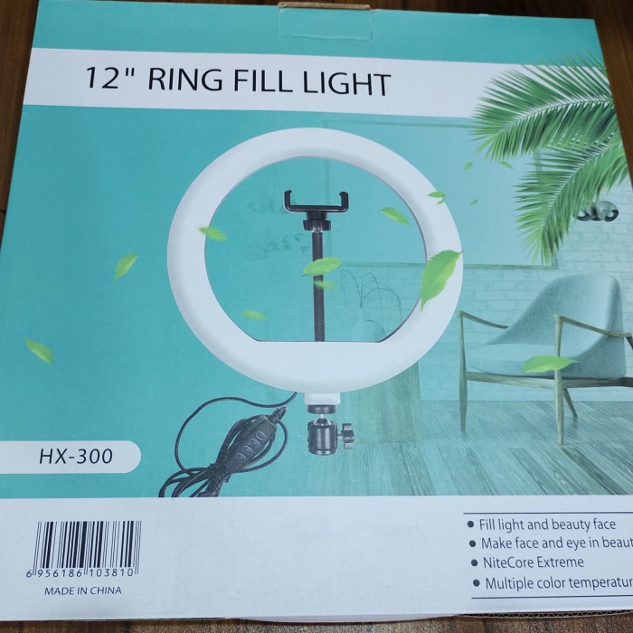 Ring Light with Stand For Tiktok Video 12 Inch